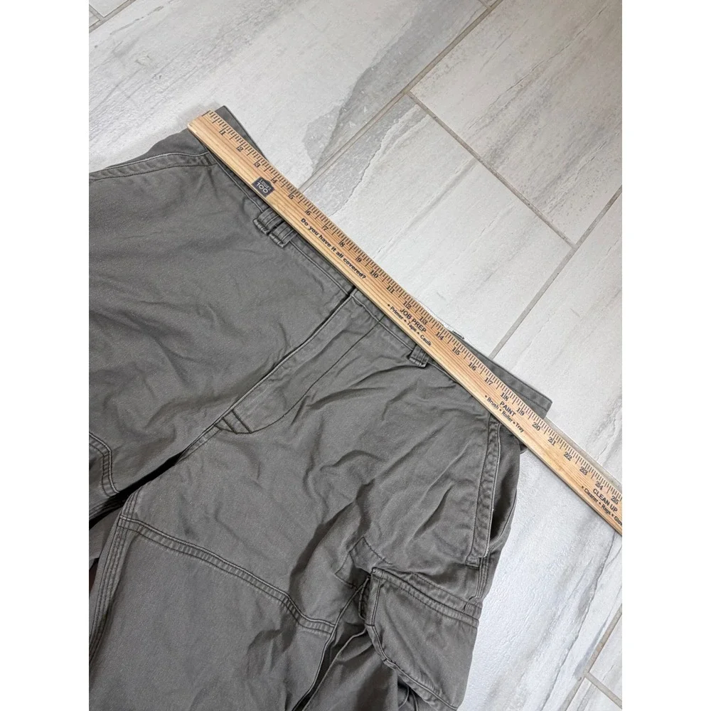 Polo Ralph Lauren Mens Olive Green Cotton Twill Cargo Shorts Size 42 Relaxed Fit